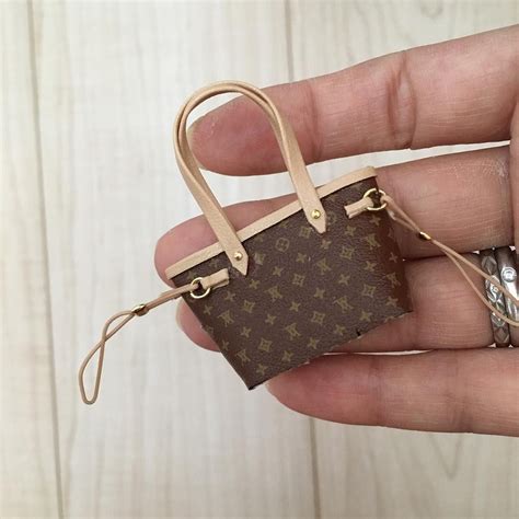 louis vuitton miniature bag.